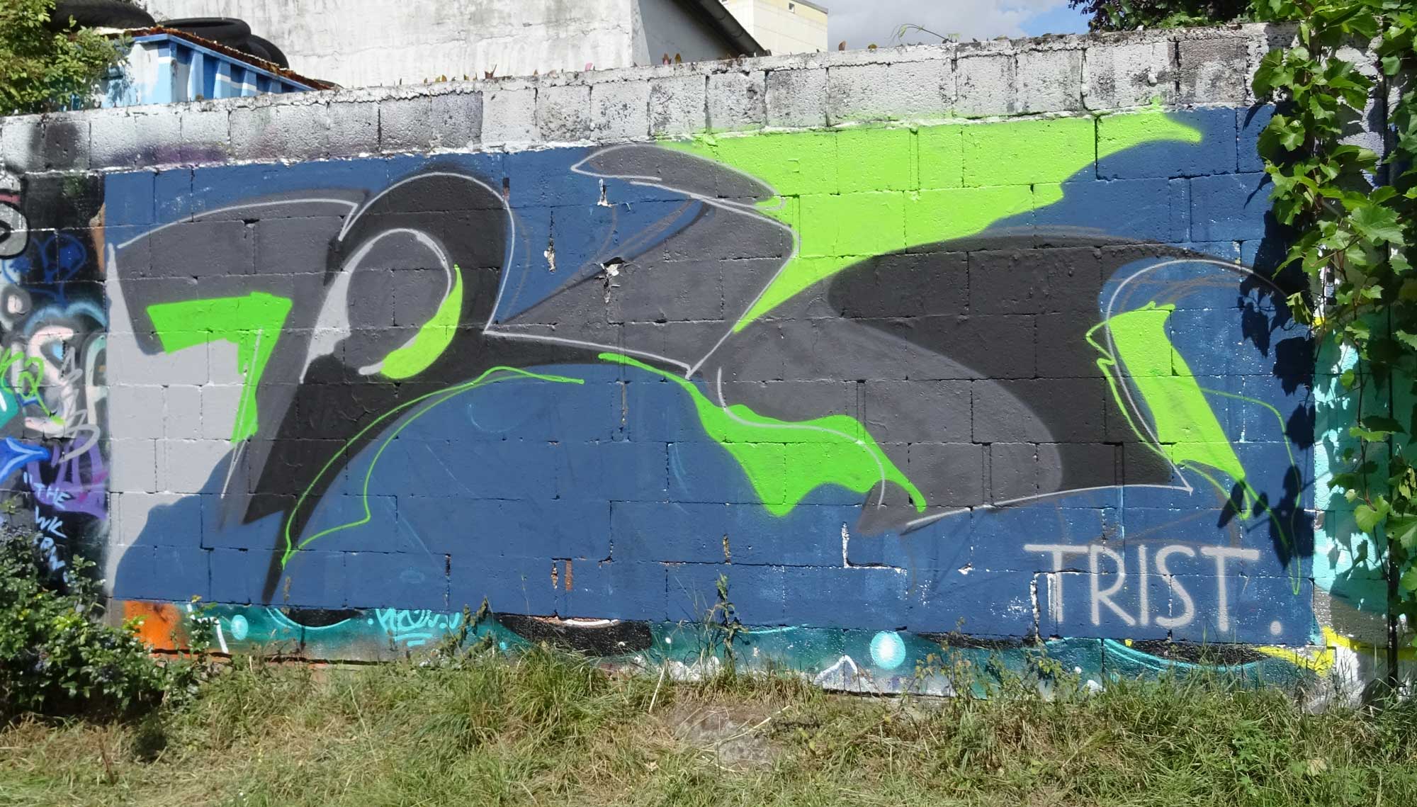 Graffiti in Worms - Trist