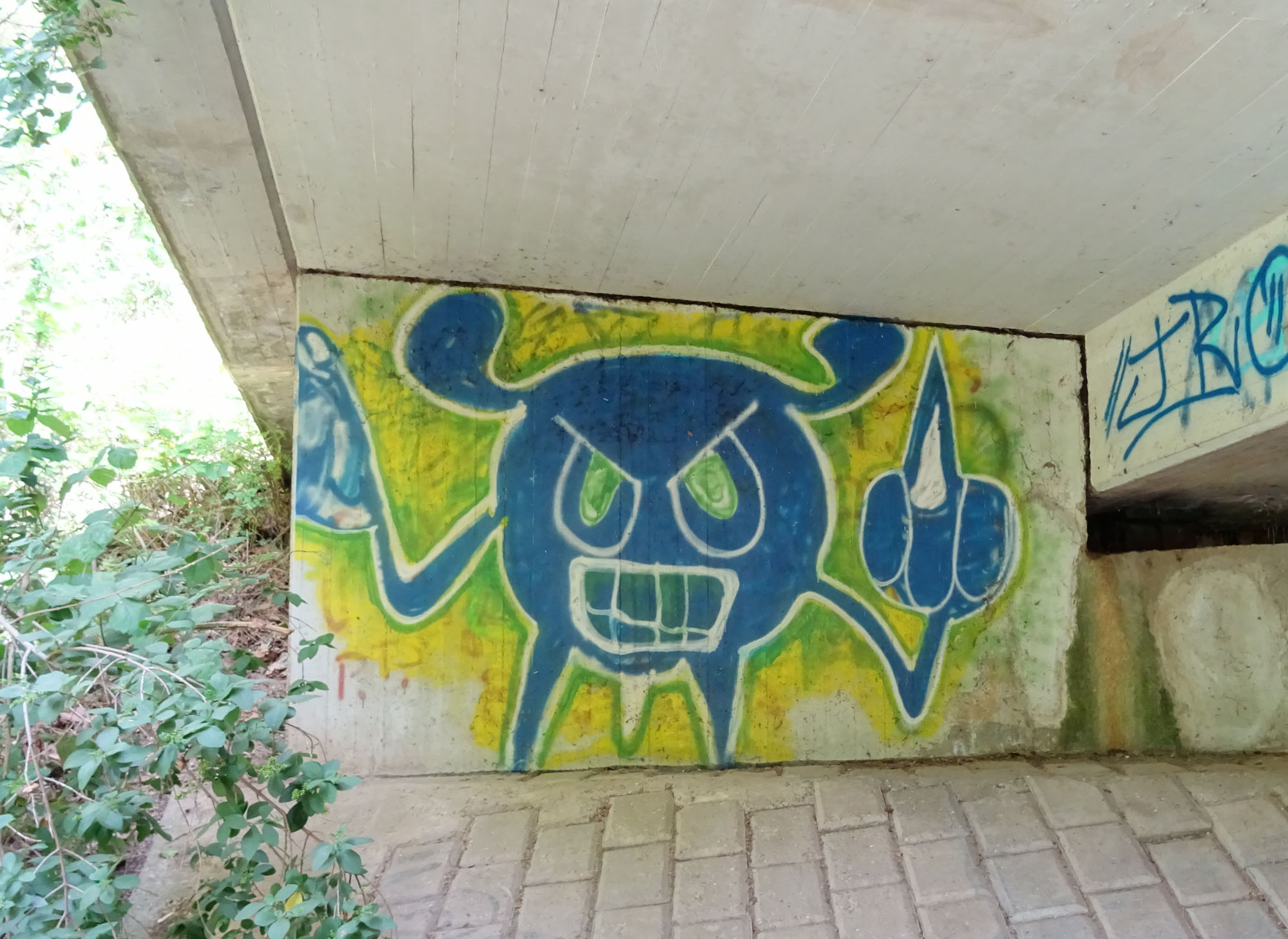 Graffiti im Pfrimmpark Worms