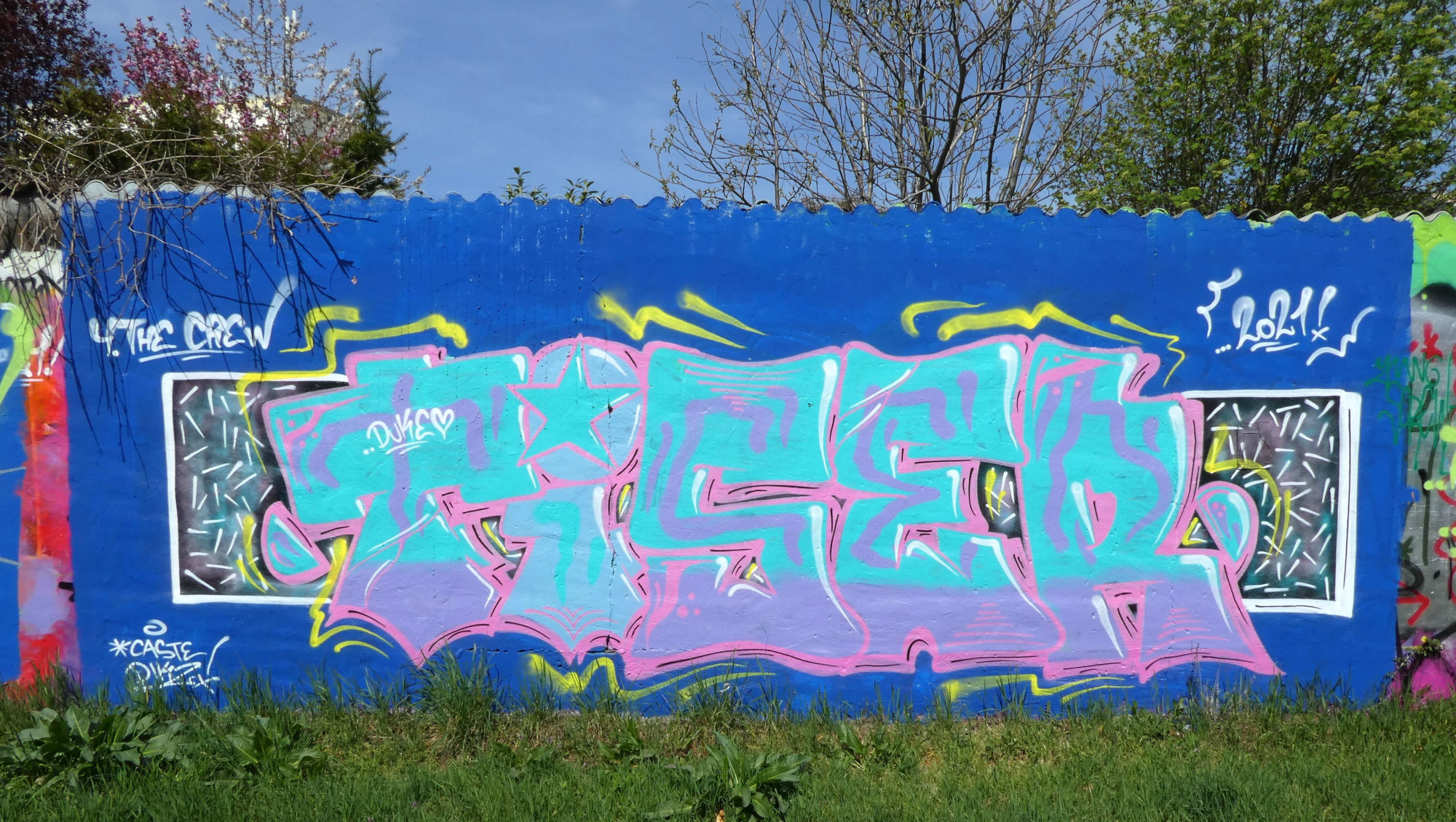 Graffiti HoF Worms 22. April 2021