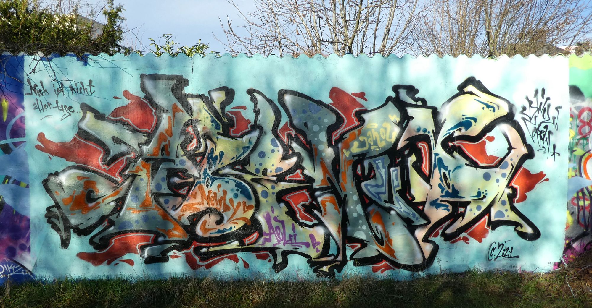 Graffiti Worms Hall of Fame 31. Dezember 2021
